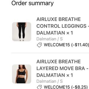 SET Active Airluxe Viral Polka Dot Dalmatian set